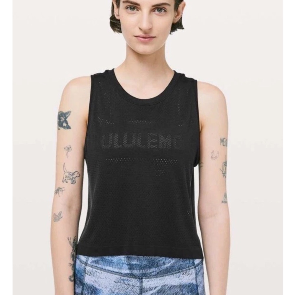 Lulu Lemon Breeze by Muscle Crop Tank